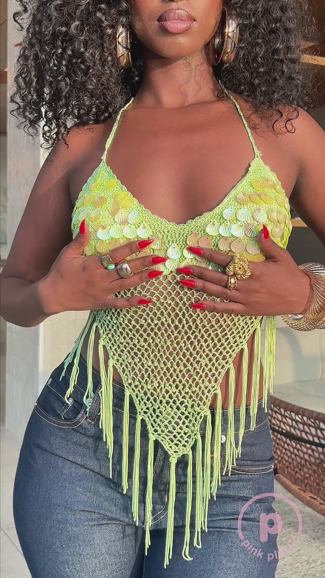 Gina Halter Top- Orange