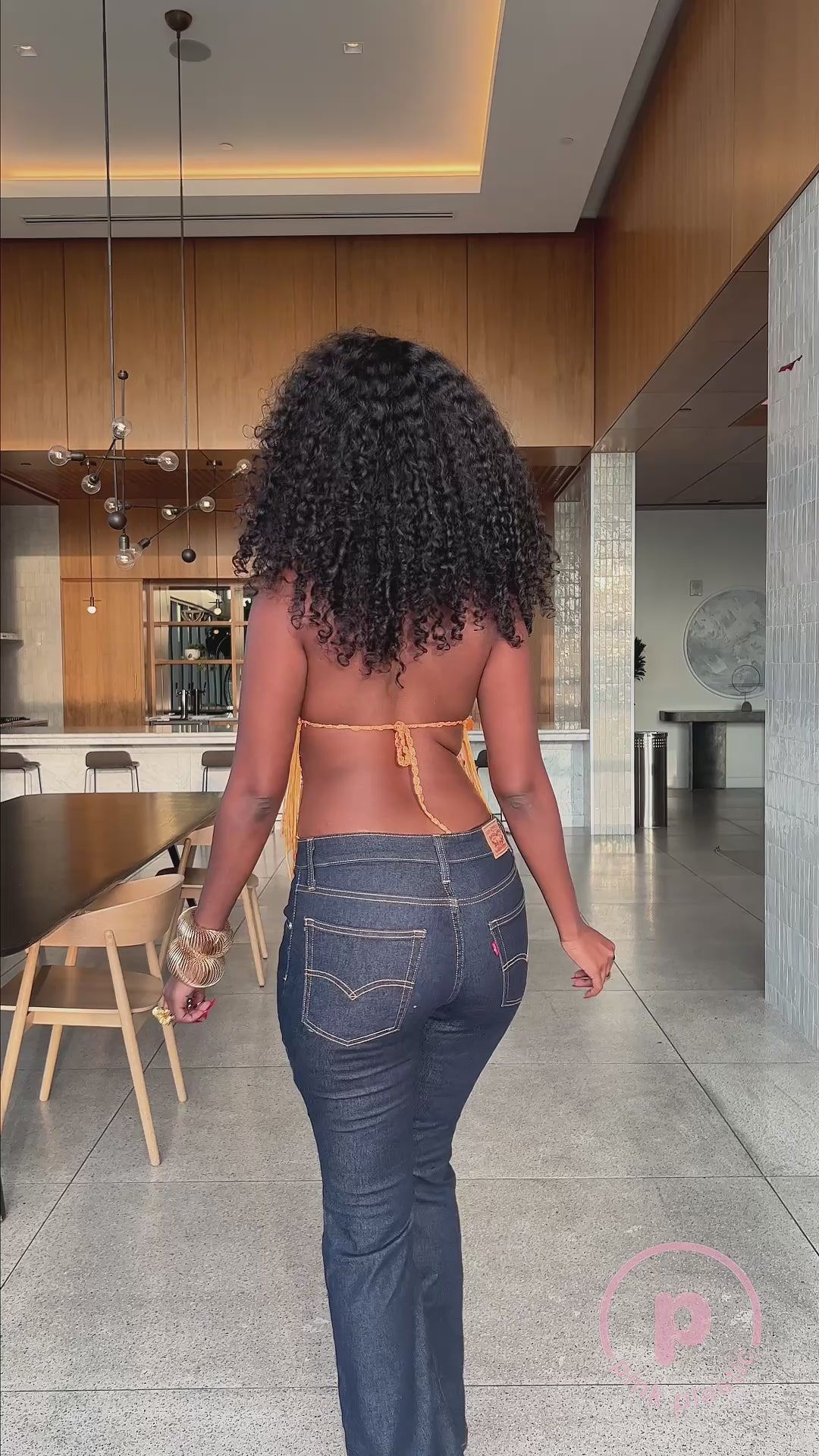 Gina Halter Top- Orange