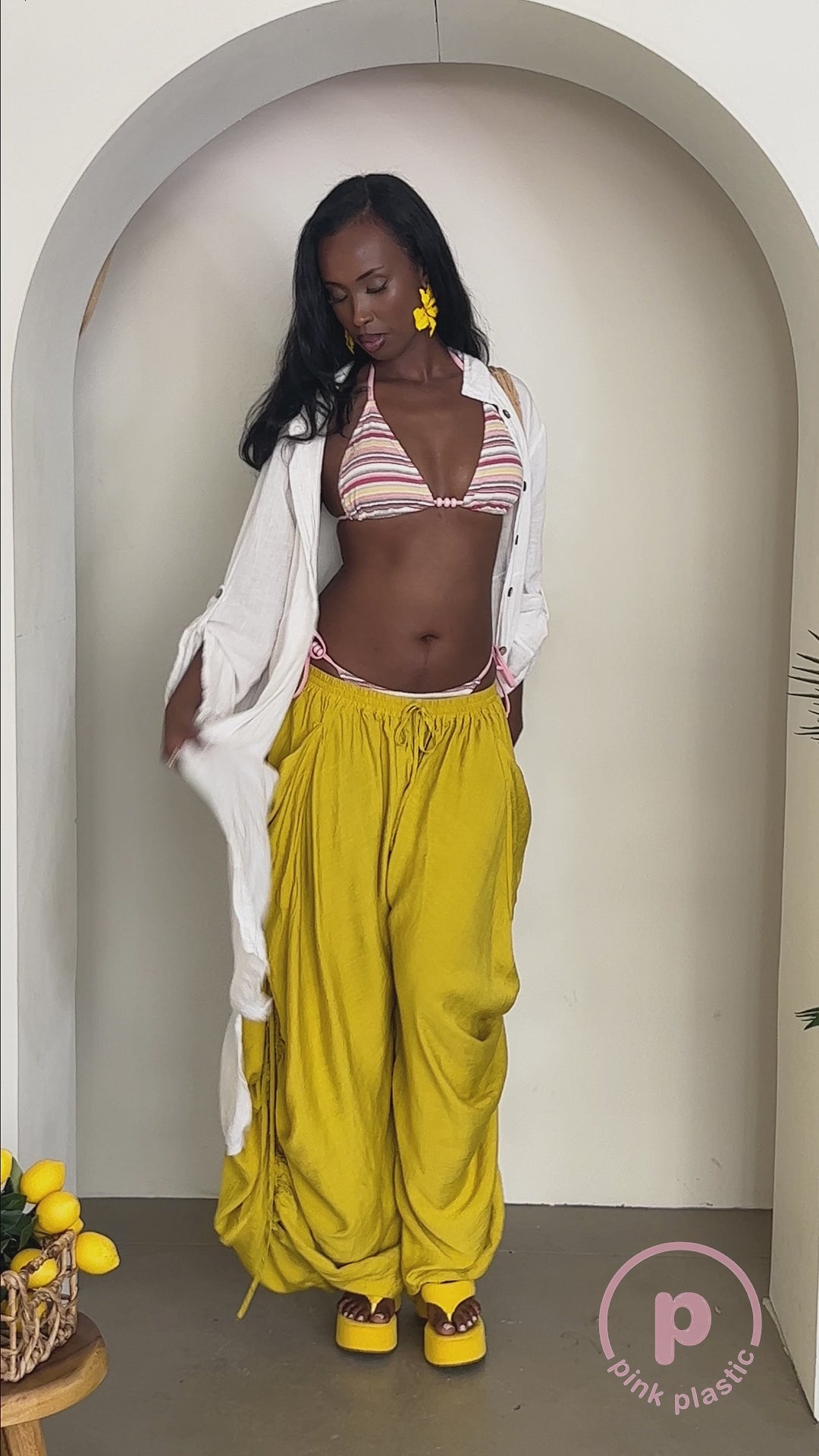 Piper Drawstring - Yellow