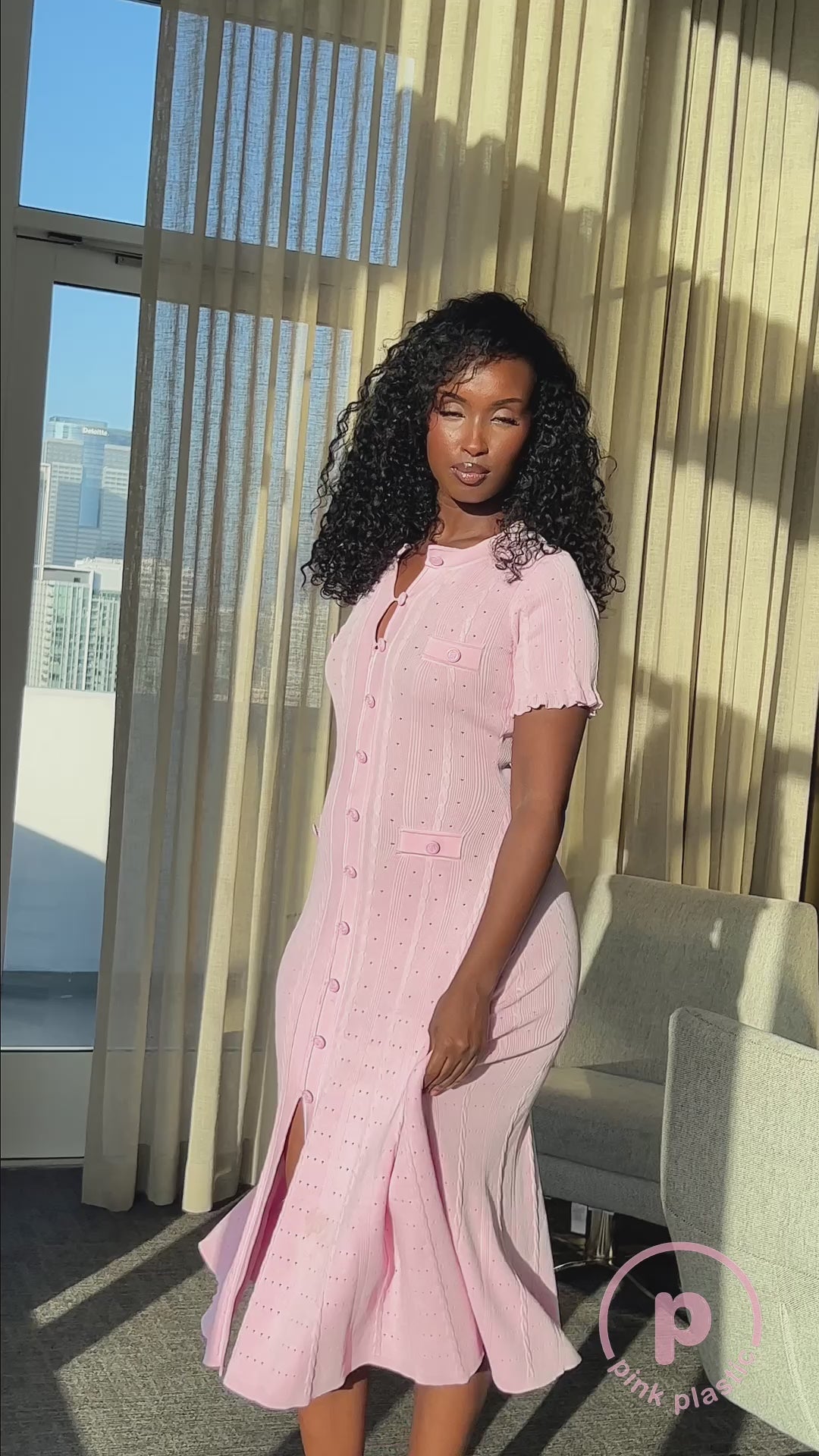 Noelle Dress -  Light Pink