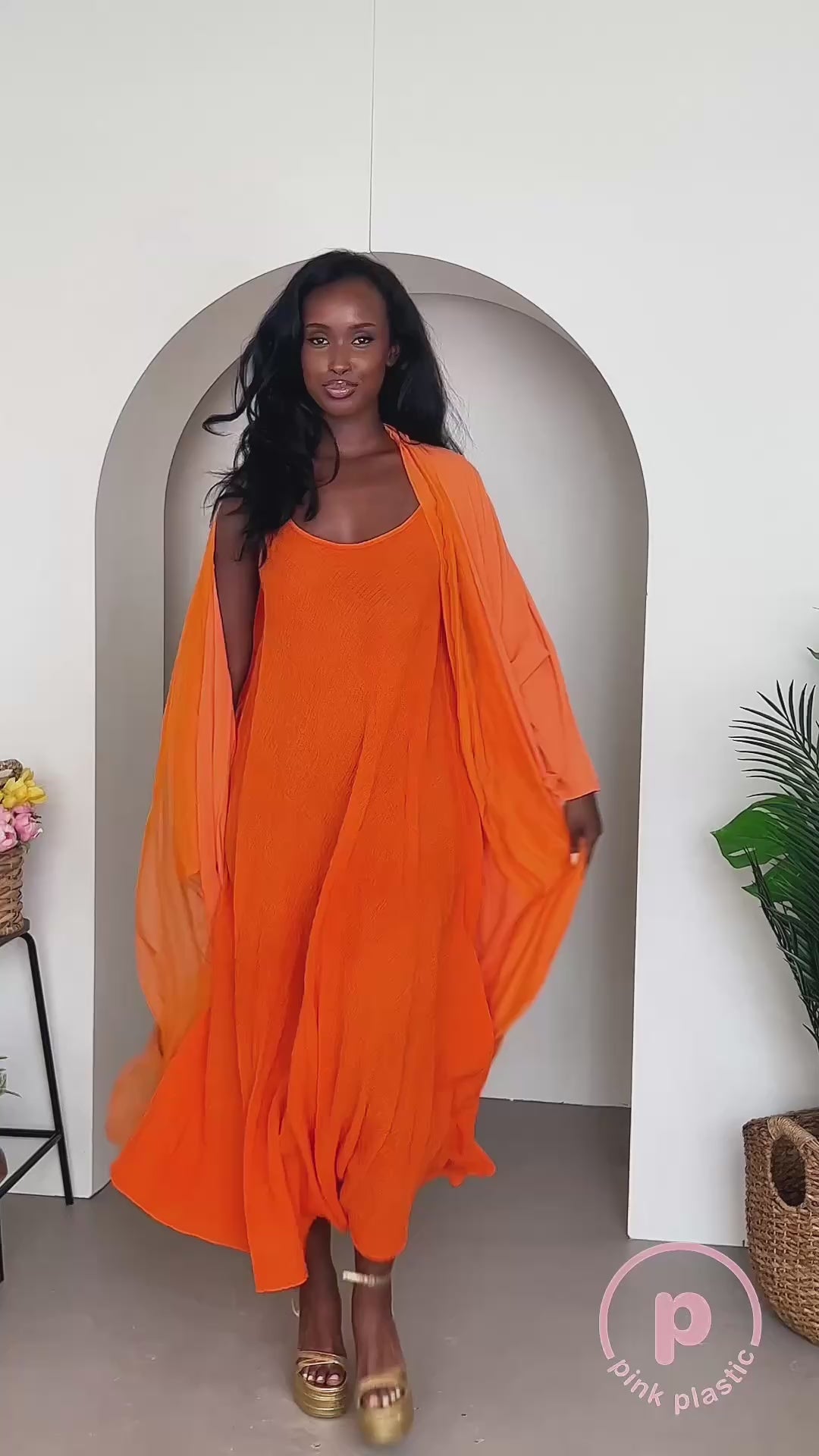 Mayari Shawl - Orange