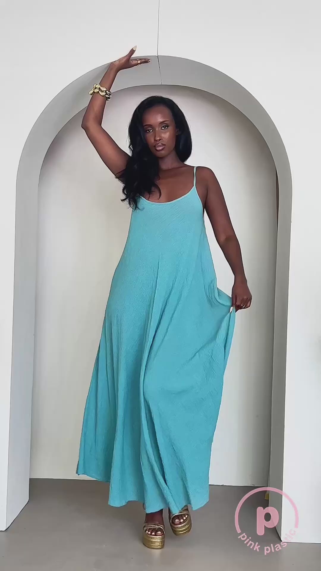 Sofia Maxi Dress - Turquoise