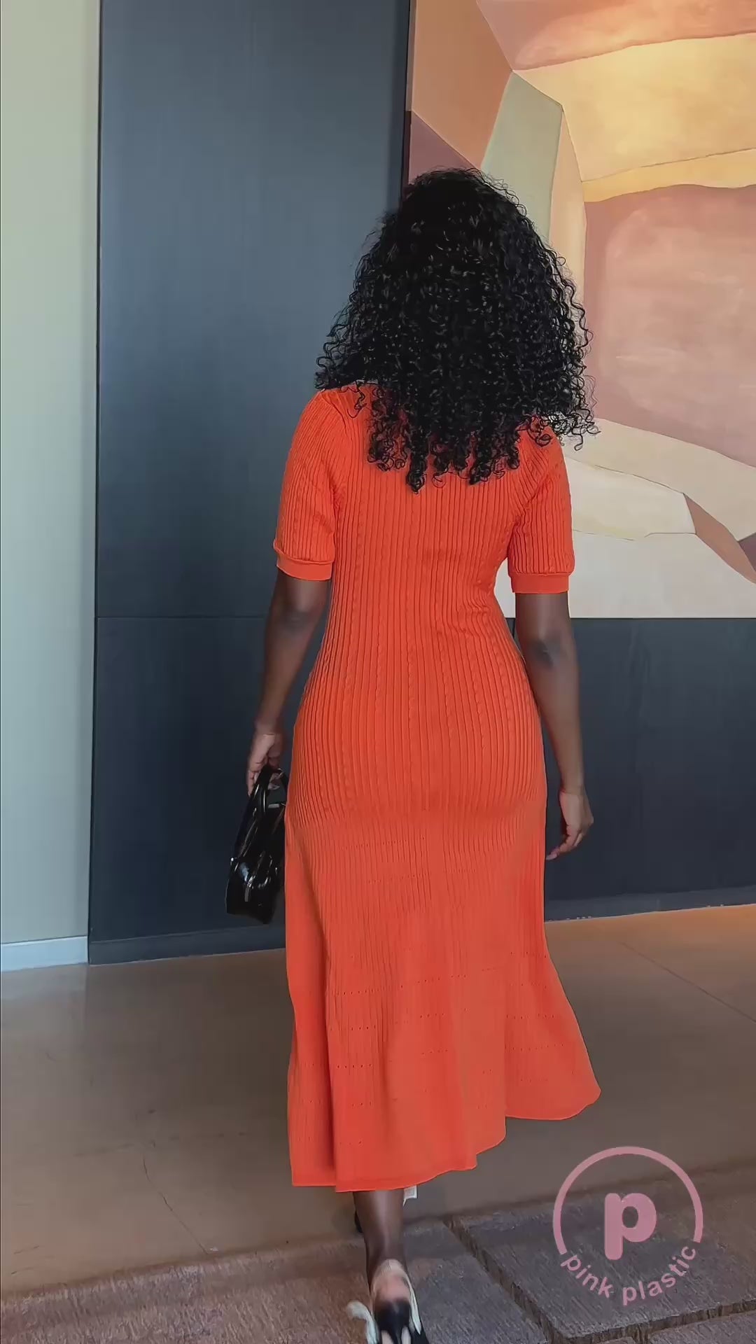 Aurelia Dress - Orange