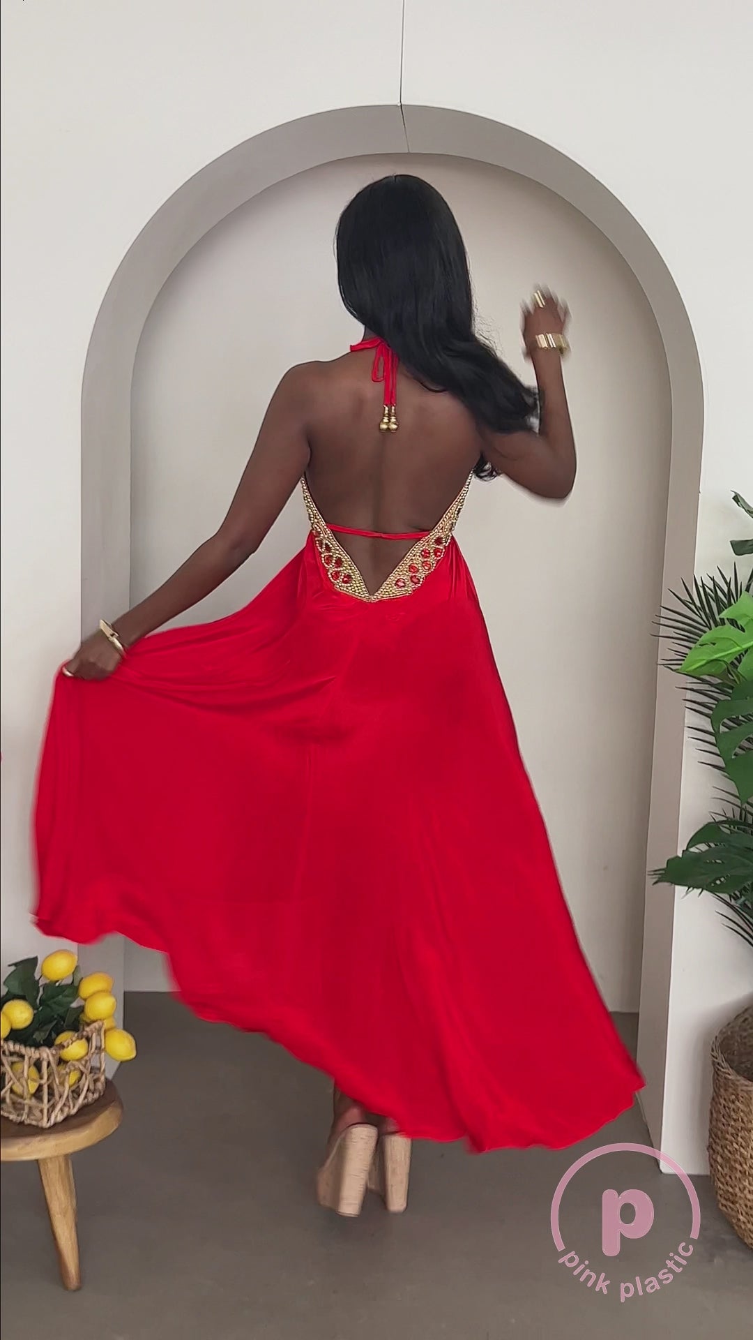 Vittoria Dress - Red