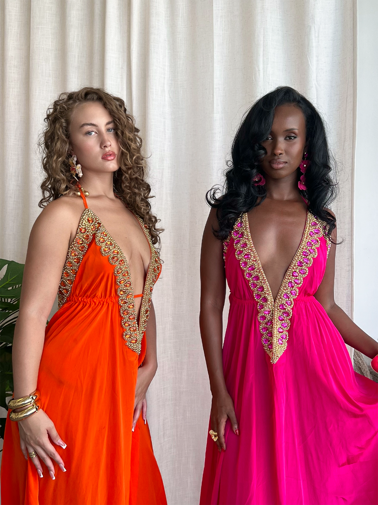 Vittoria Dress -Hot Pink