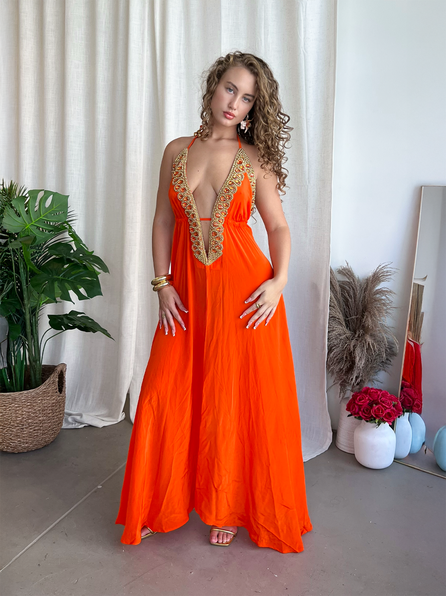 Vittoria Dress - Orange