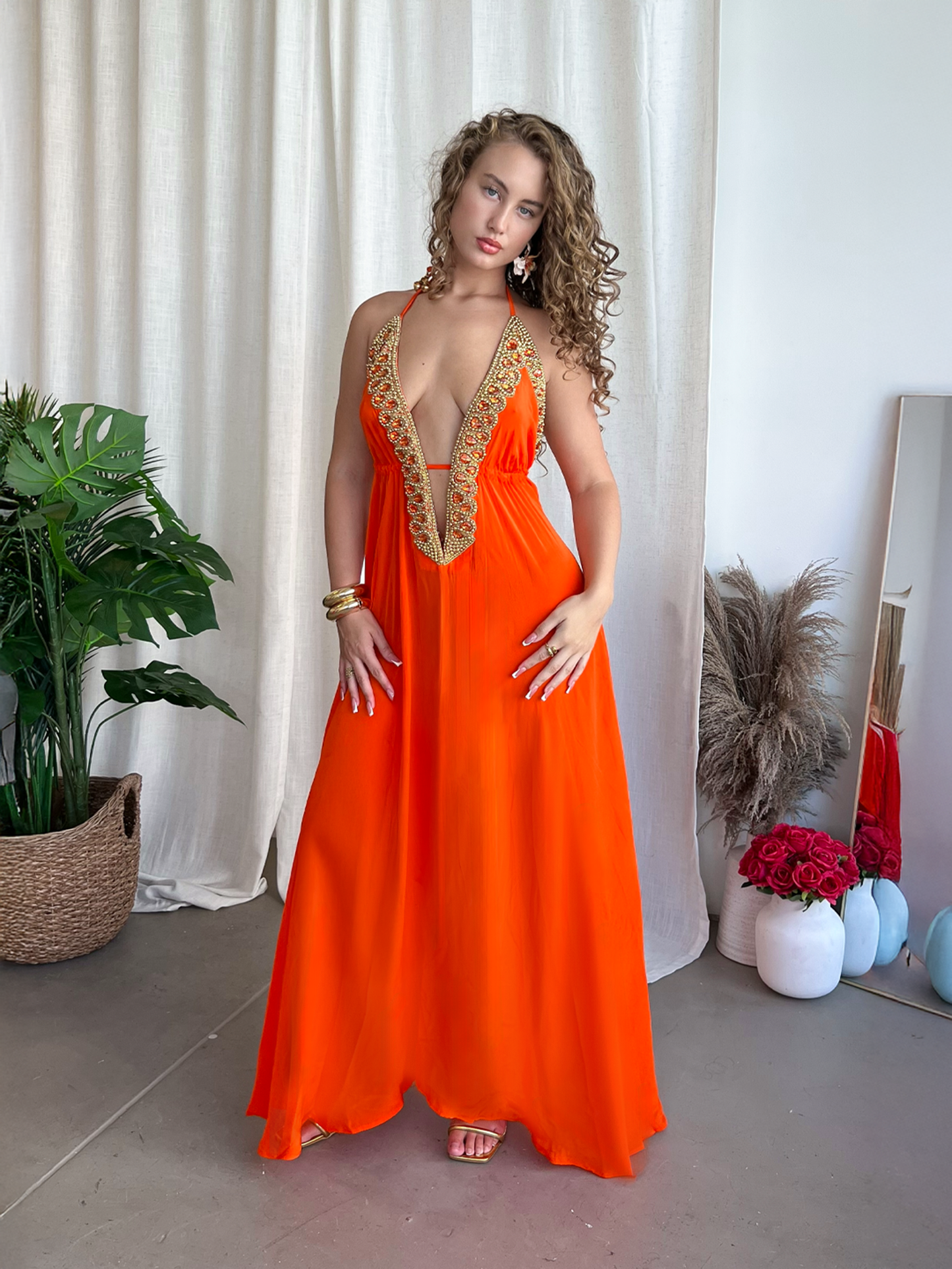 Vittoria Dress - Orange