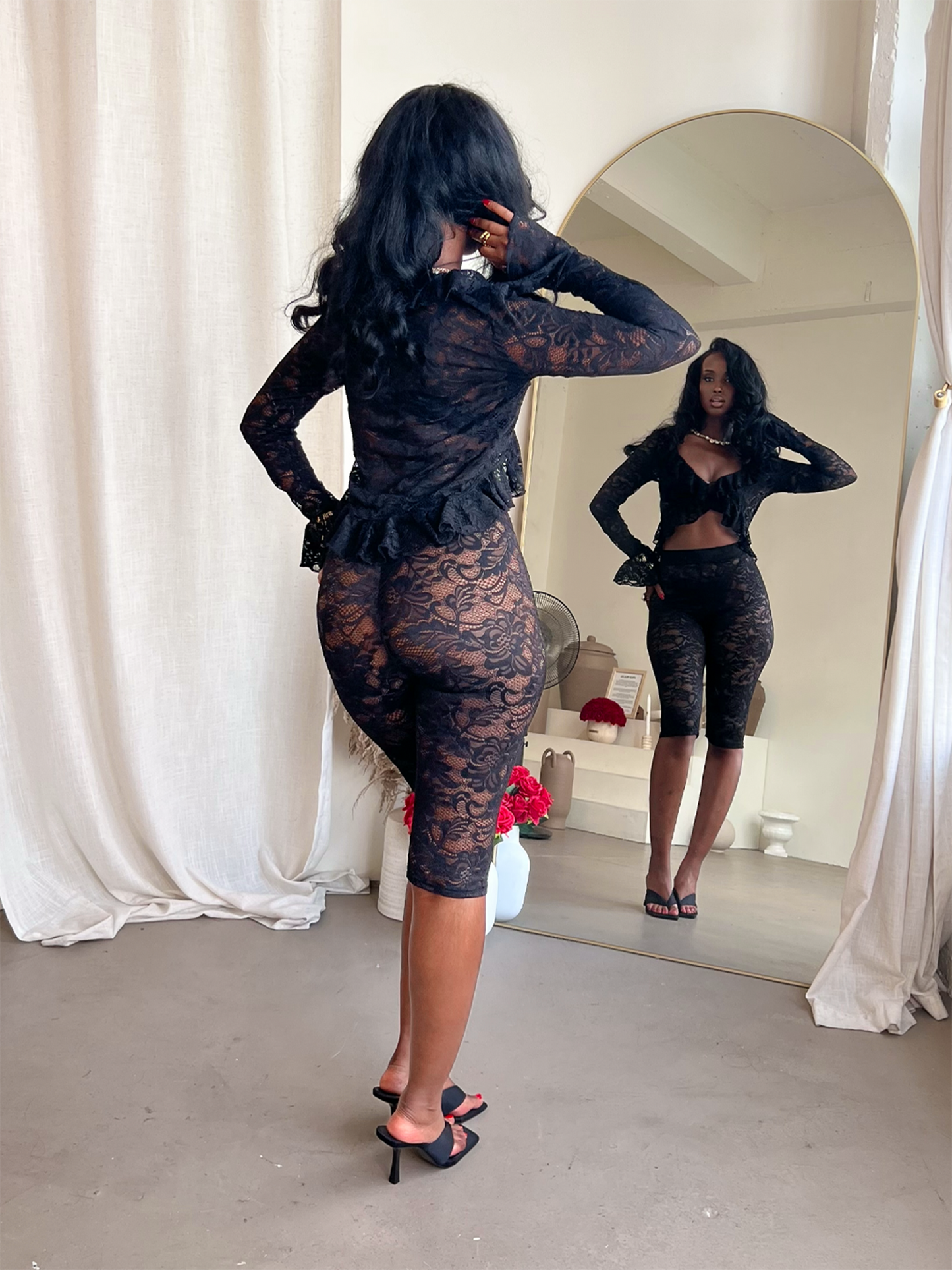 Amerie Lace Set - Black