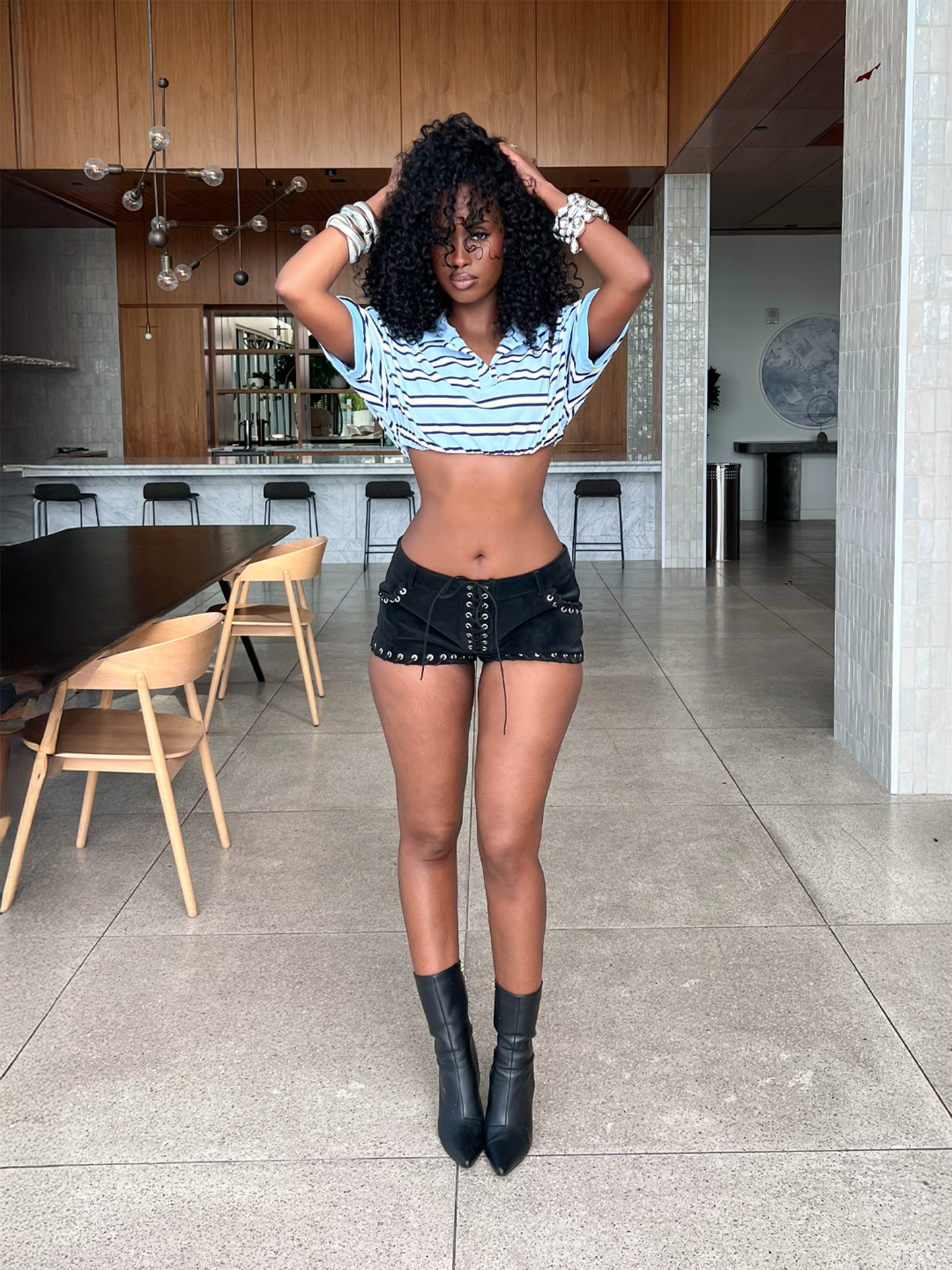 Dani Mini Shorts - Black