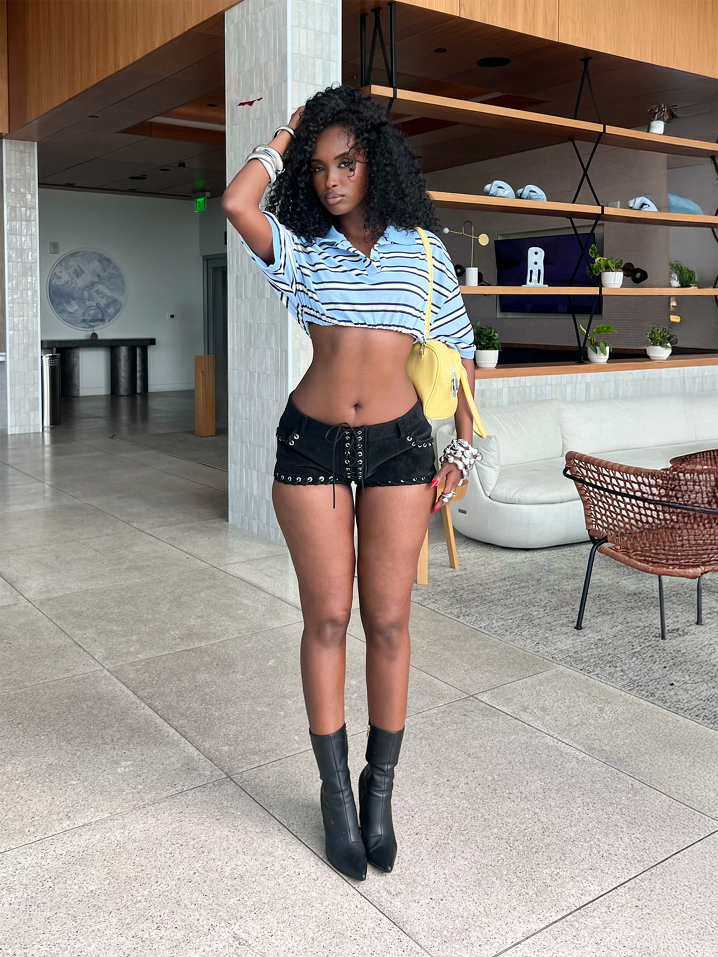 Dani Mini Shorts - Black