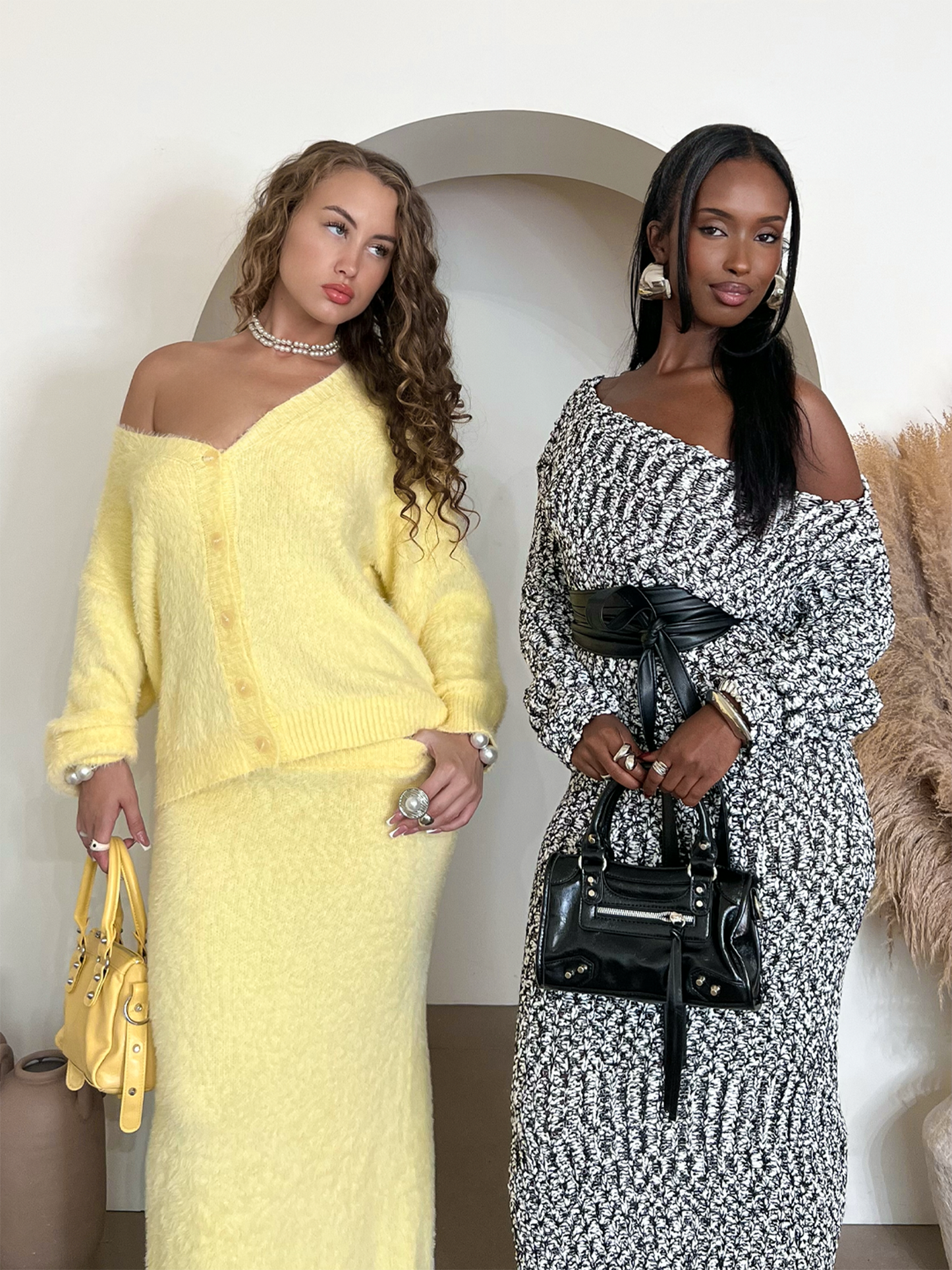 Adrienne Fuzzy Maxi Set