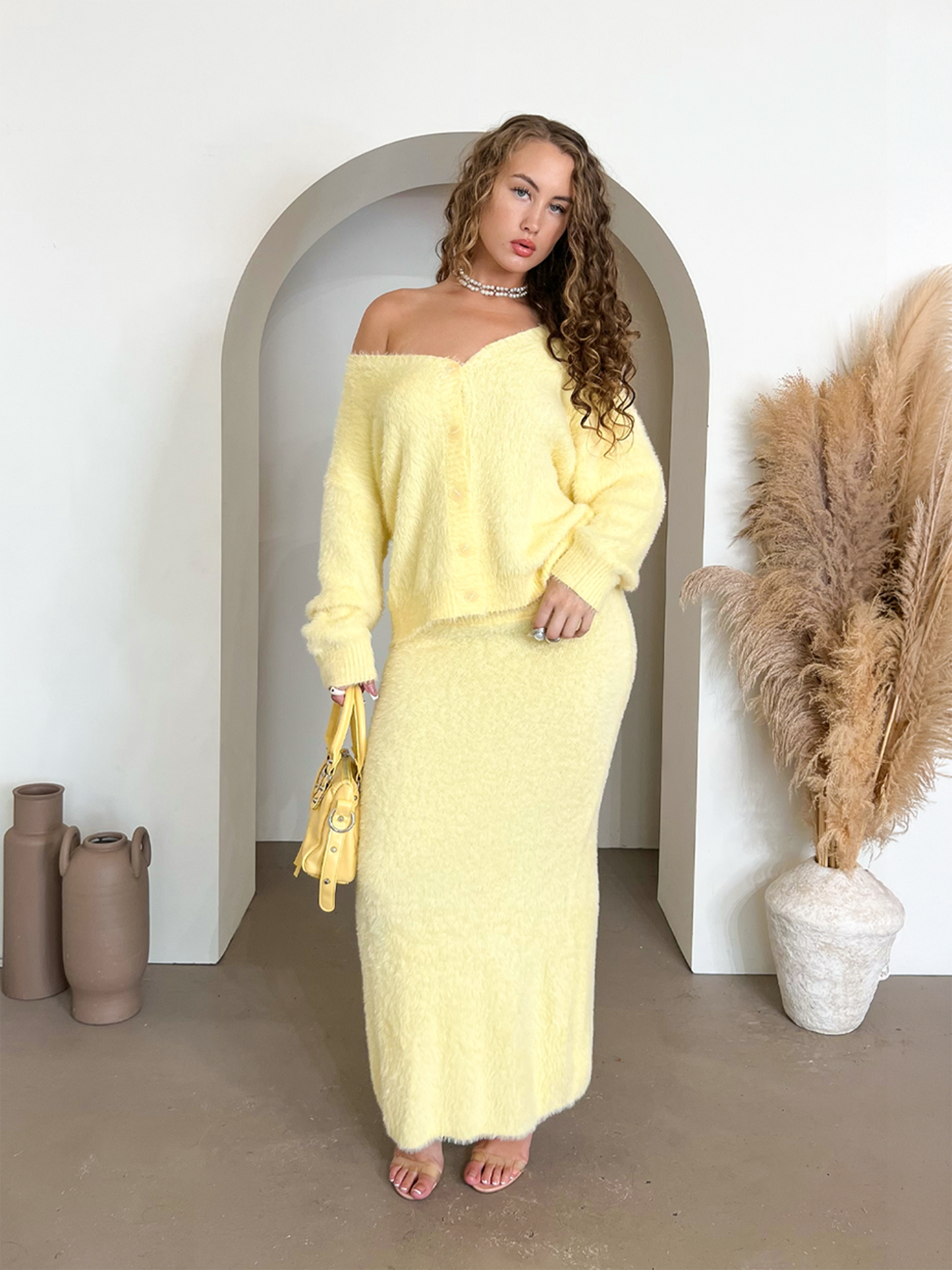 Adrienne Fuzzy Maxi Set