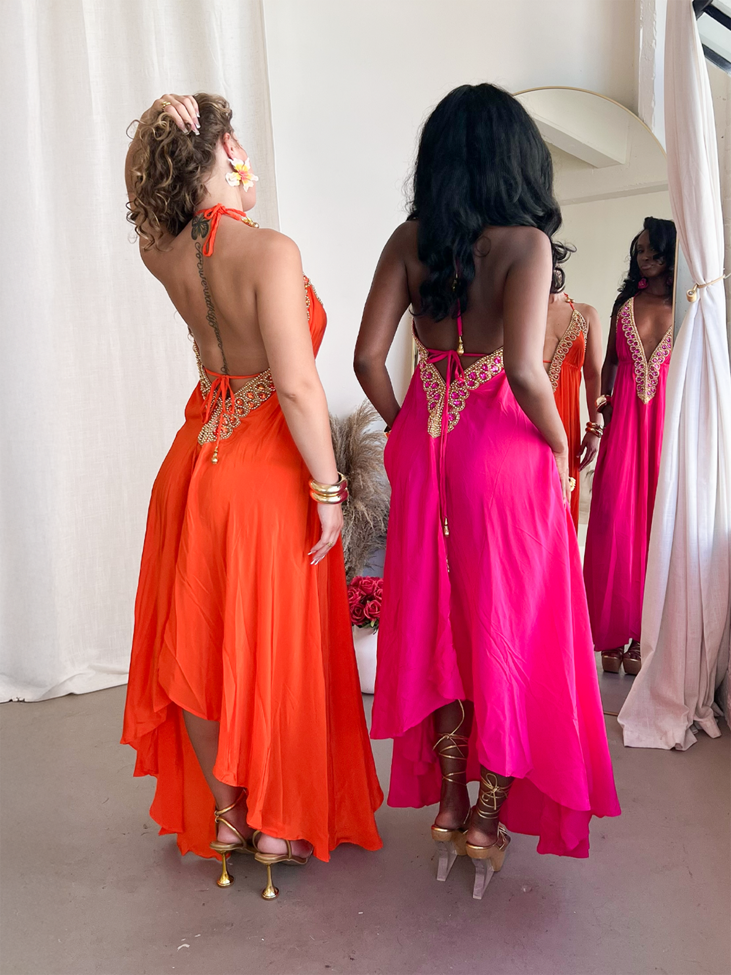 Vittoria Dress - Orange