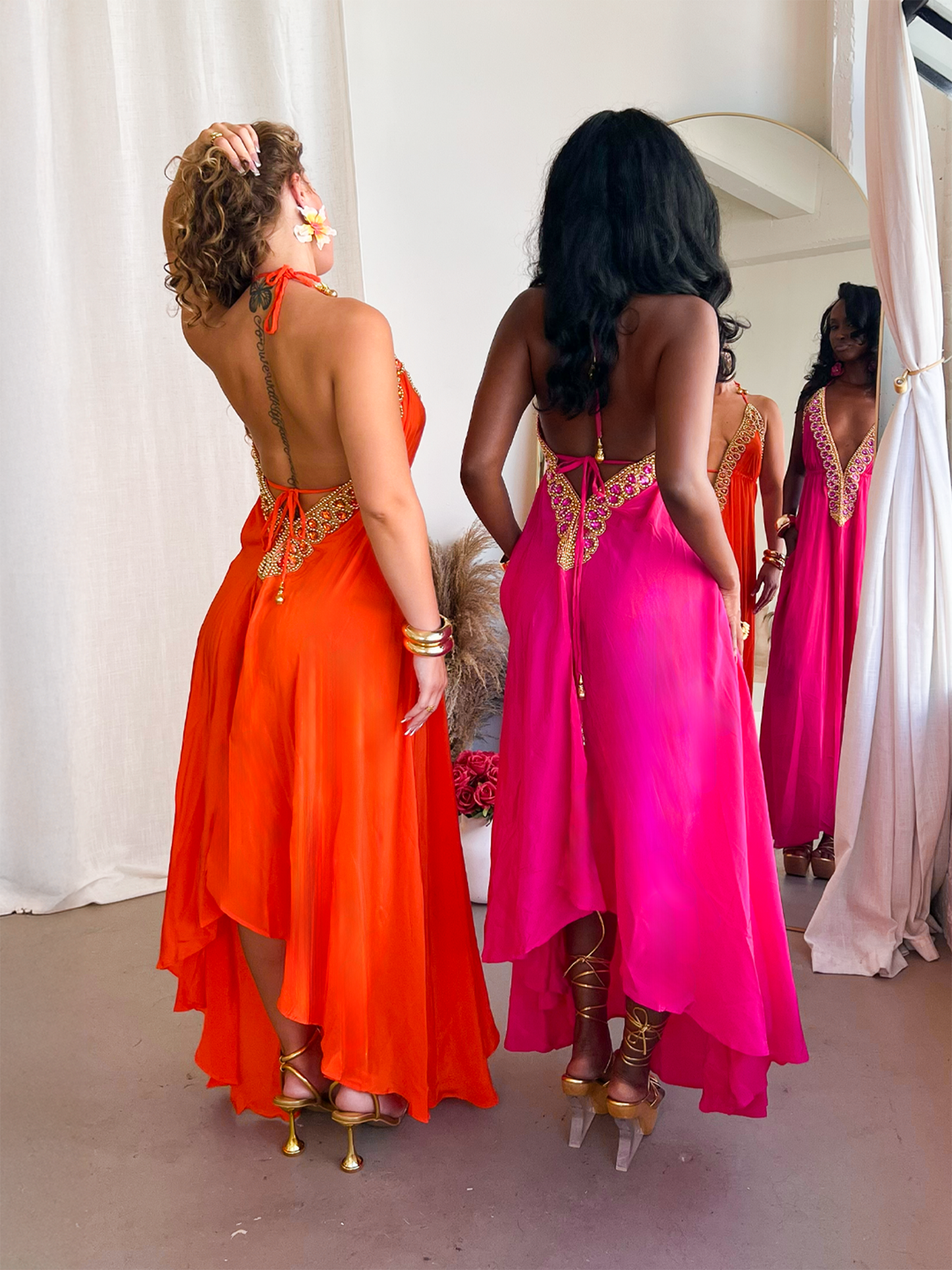 Vittoria Dress - Orange