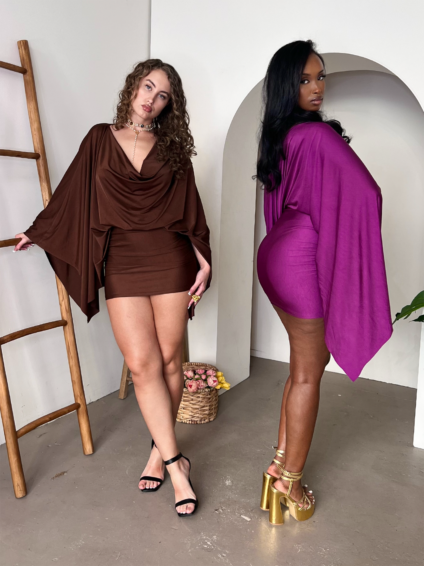 Alvita Dress - Brown