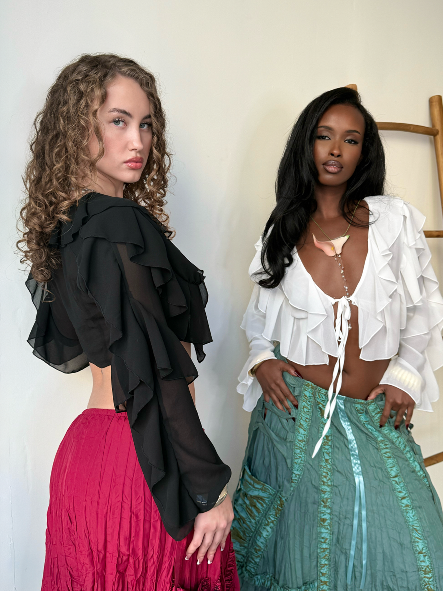 Riley Maxi Skirt - Burgundy