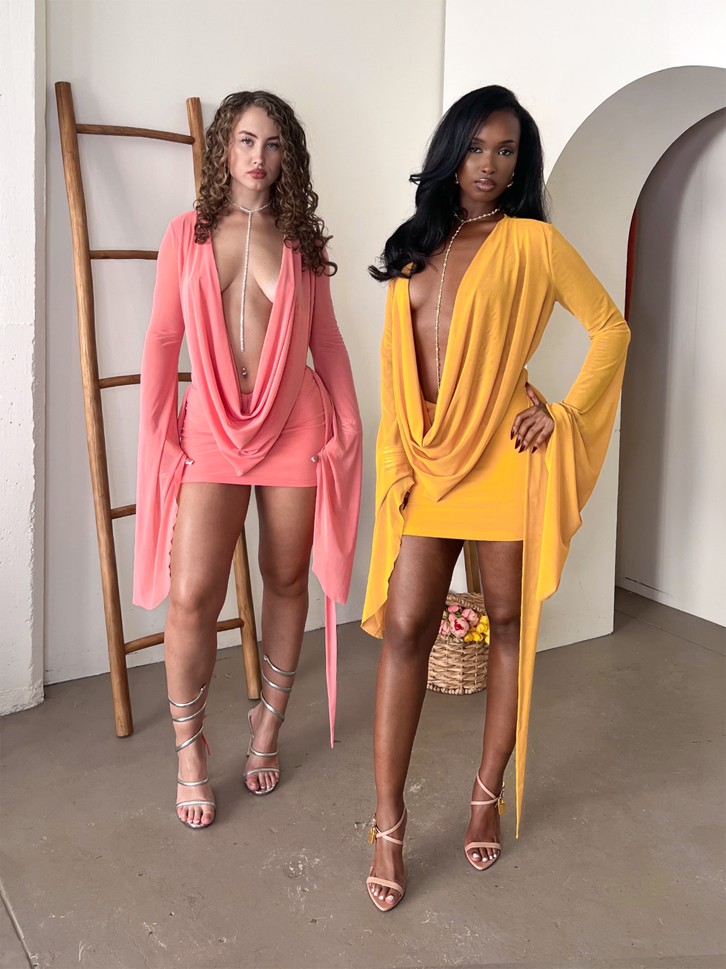 Vivian Dress - Mustard Yellow