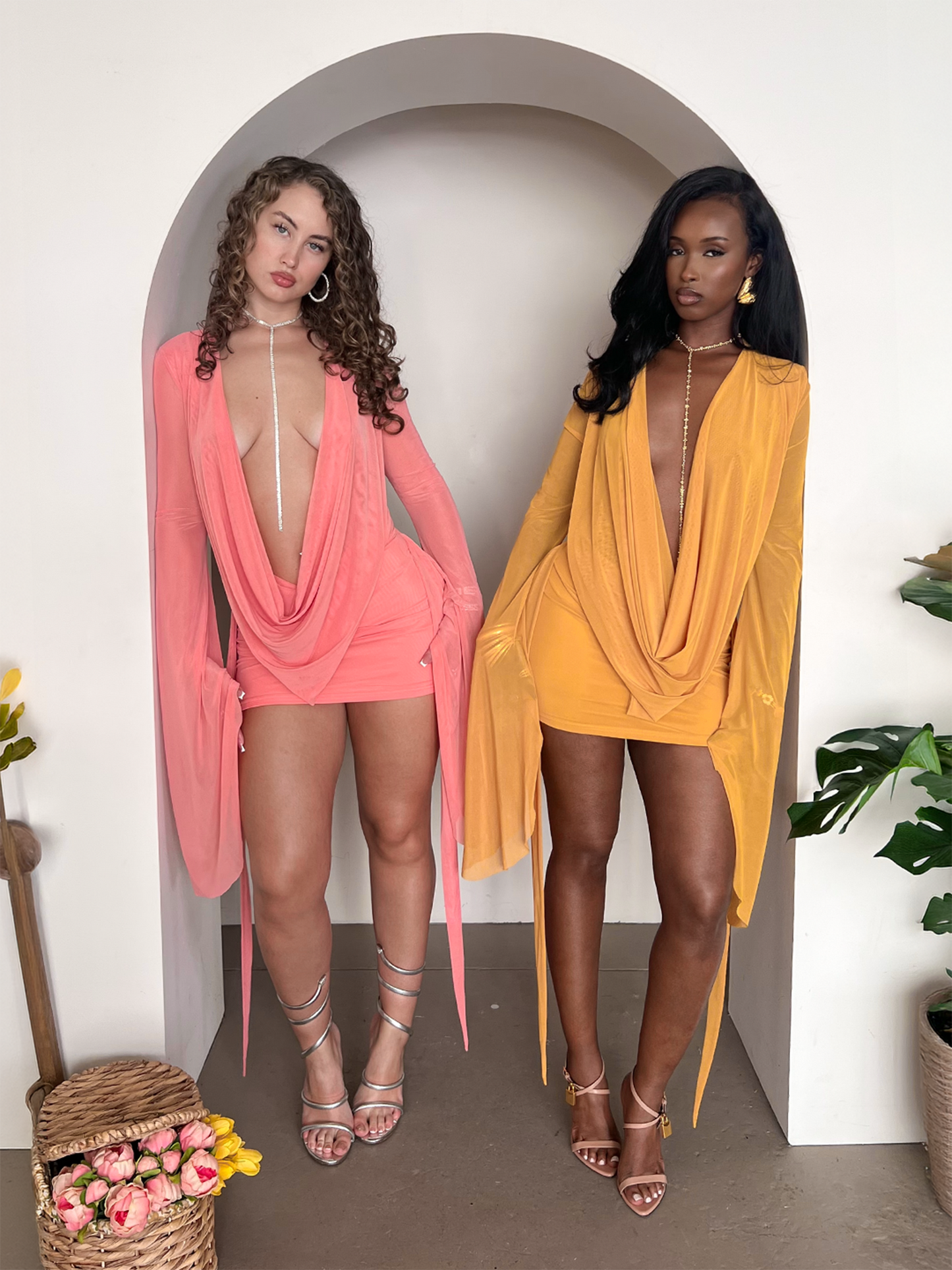 Vivian Dress - Mustard Yellow