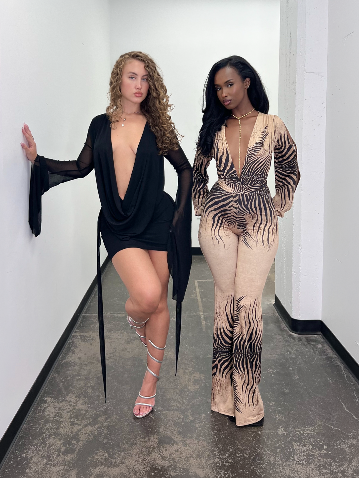 Venus Zebra Jumpsuit
