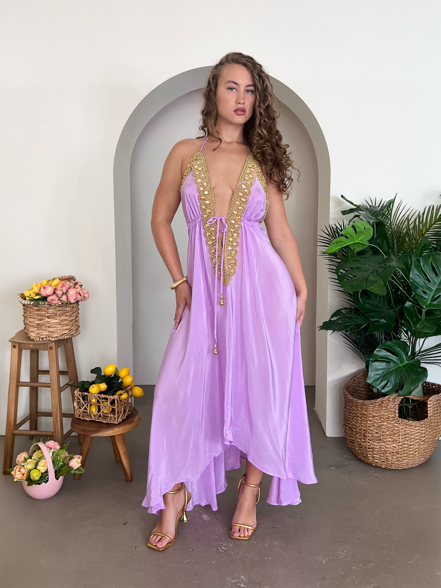 Vittoria Dress - Lavender