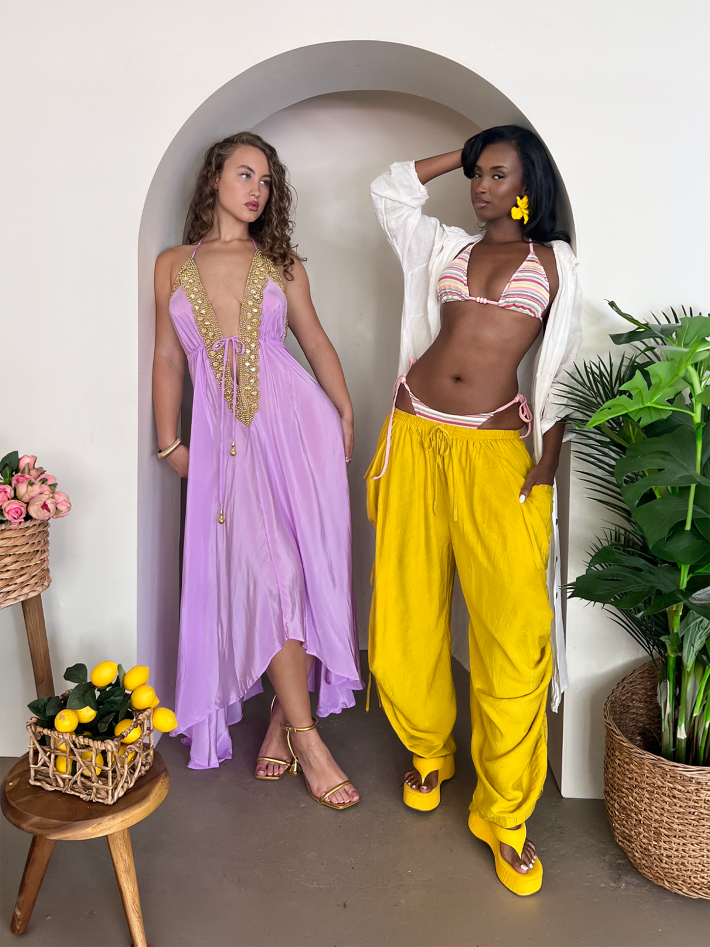 Piper Drawstring - Yellow