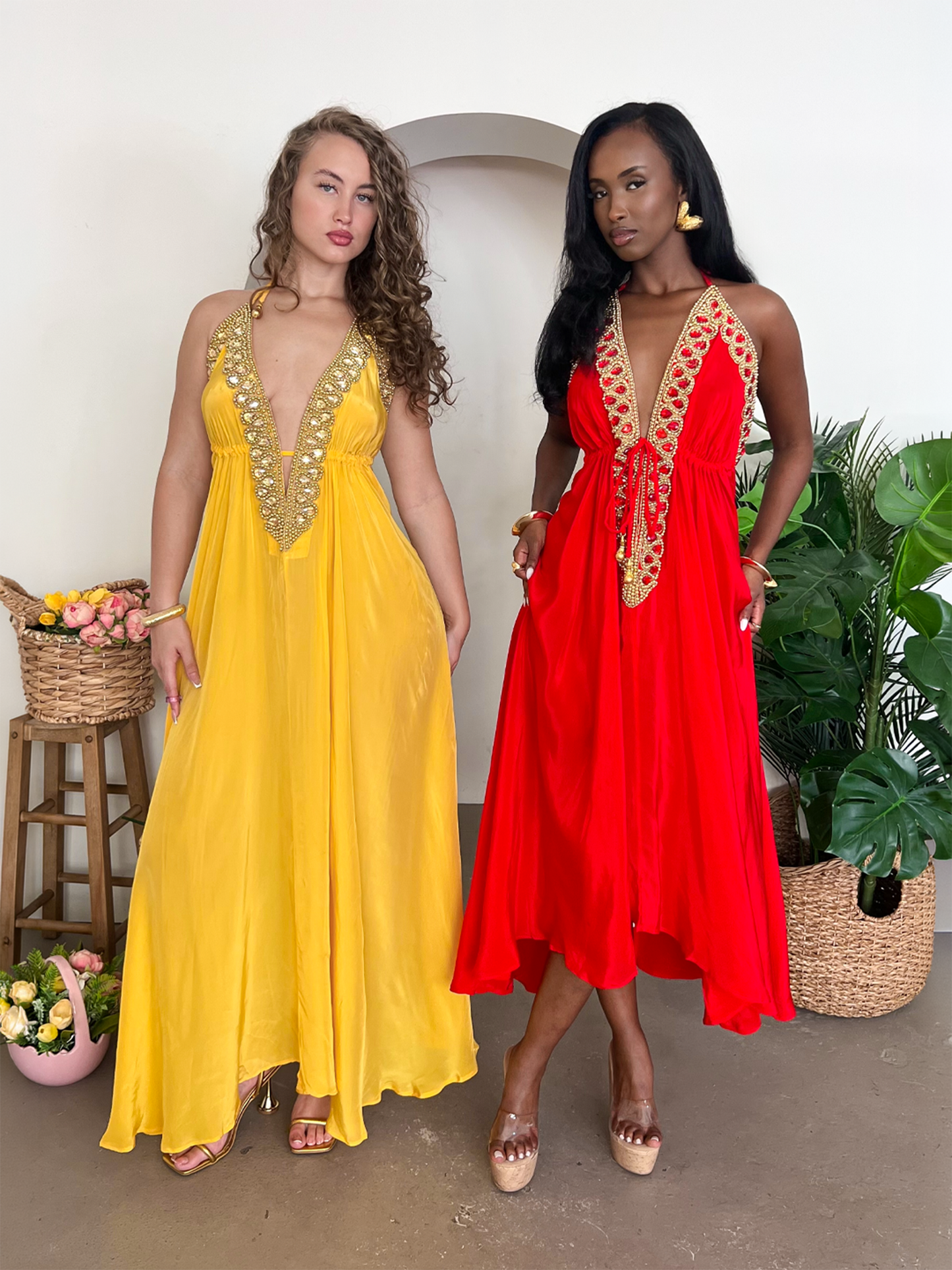Vittoria Dress - Yellow