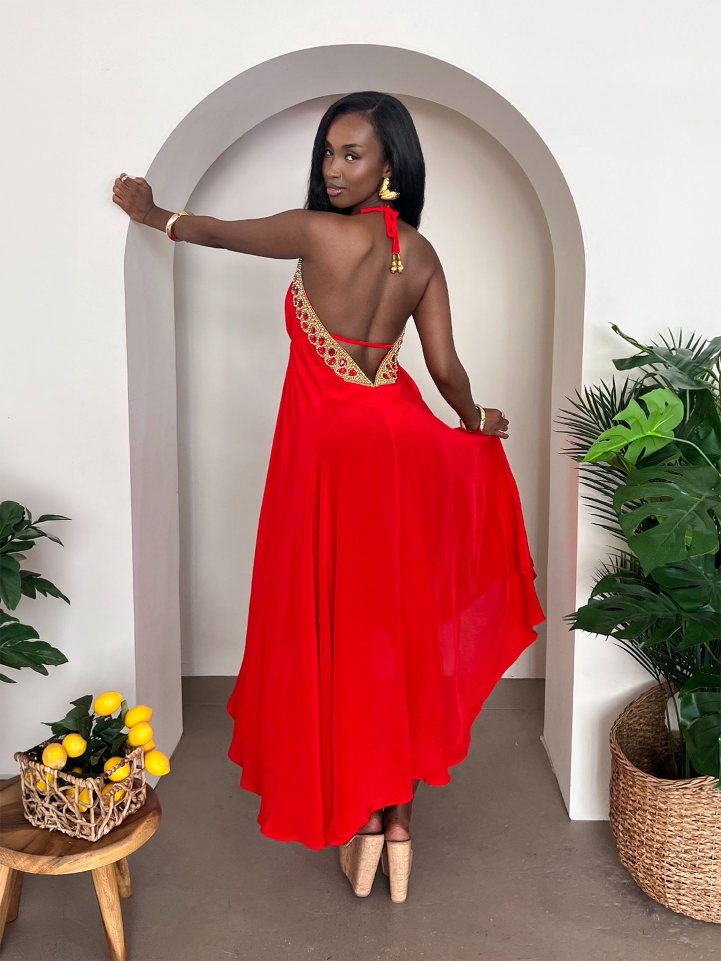 Vittoria Dress - Red
