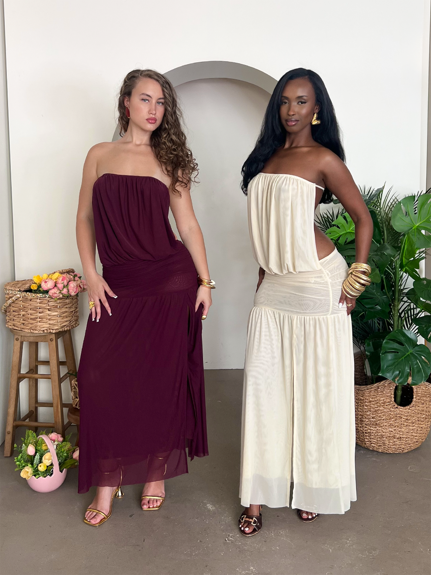 Hannah Tube Dress- Cream