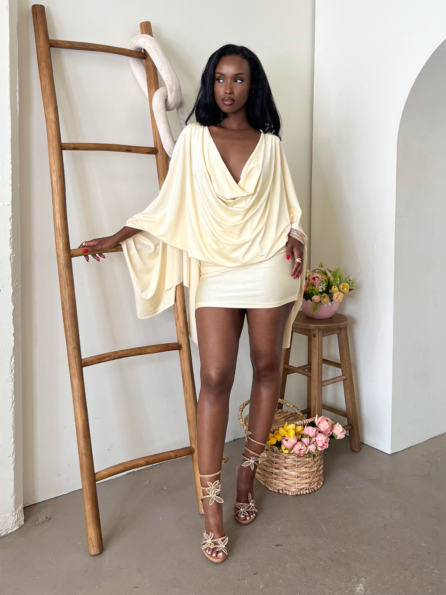 Alvita Dress - Cream