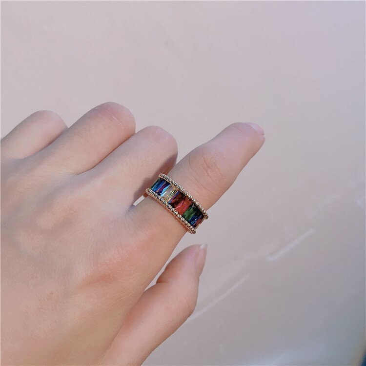 Crystal Ring- Multi Color