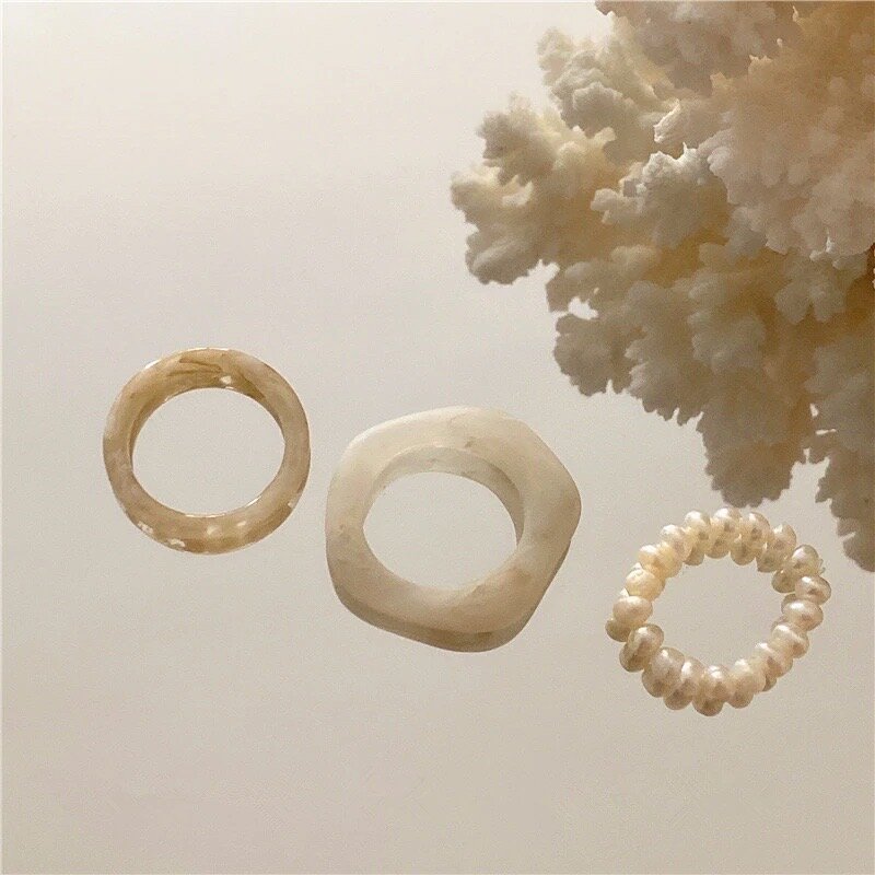 Troy 3pc Ring Set