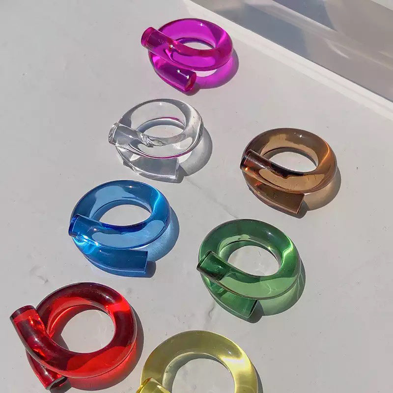 Crimson Red Rings Crimson Rings - (More Colors Inside)