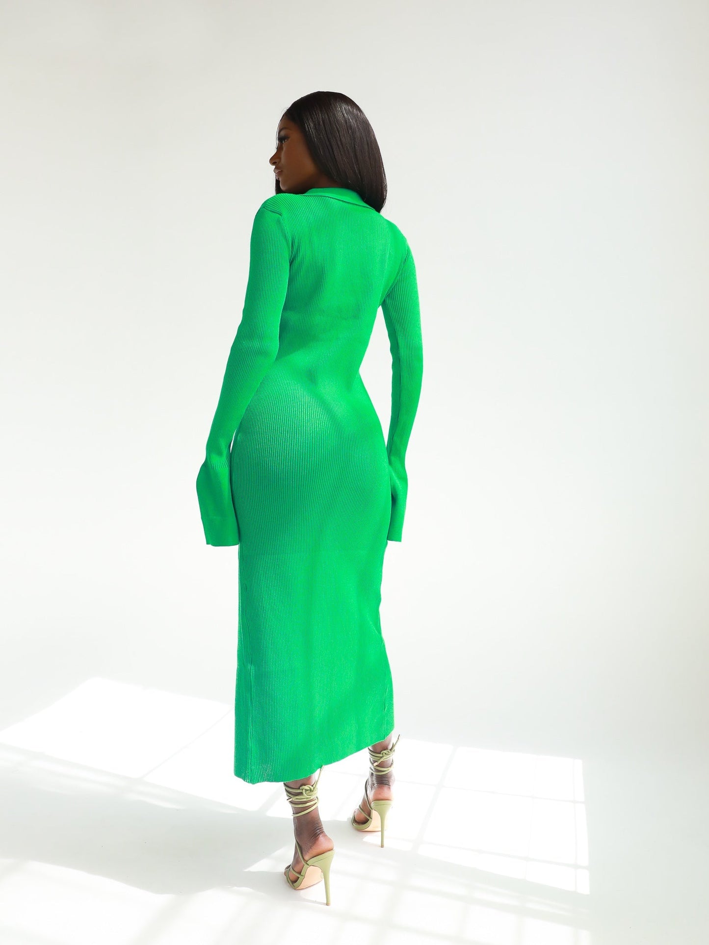 Adeline Dress (CURVE) - Green Adeline Dress (CURVE) - Green